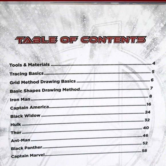 Learn to Draw Marvel Avengers: How To Draw Your Favorite Characters Step by Step - Picture 4 of 7